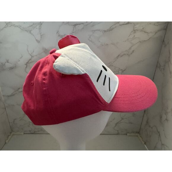 Hello Kitty with Baseball Cap Hat with Pink Ribbon, Pre-owned, Good Condition. - Picture 3 of 6